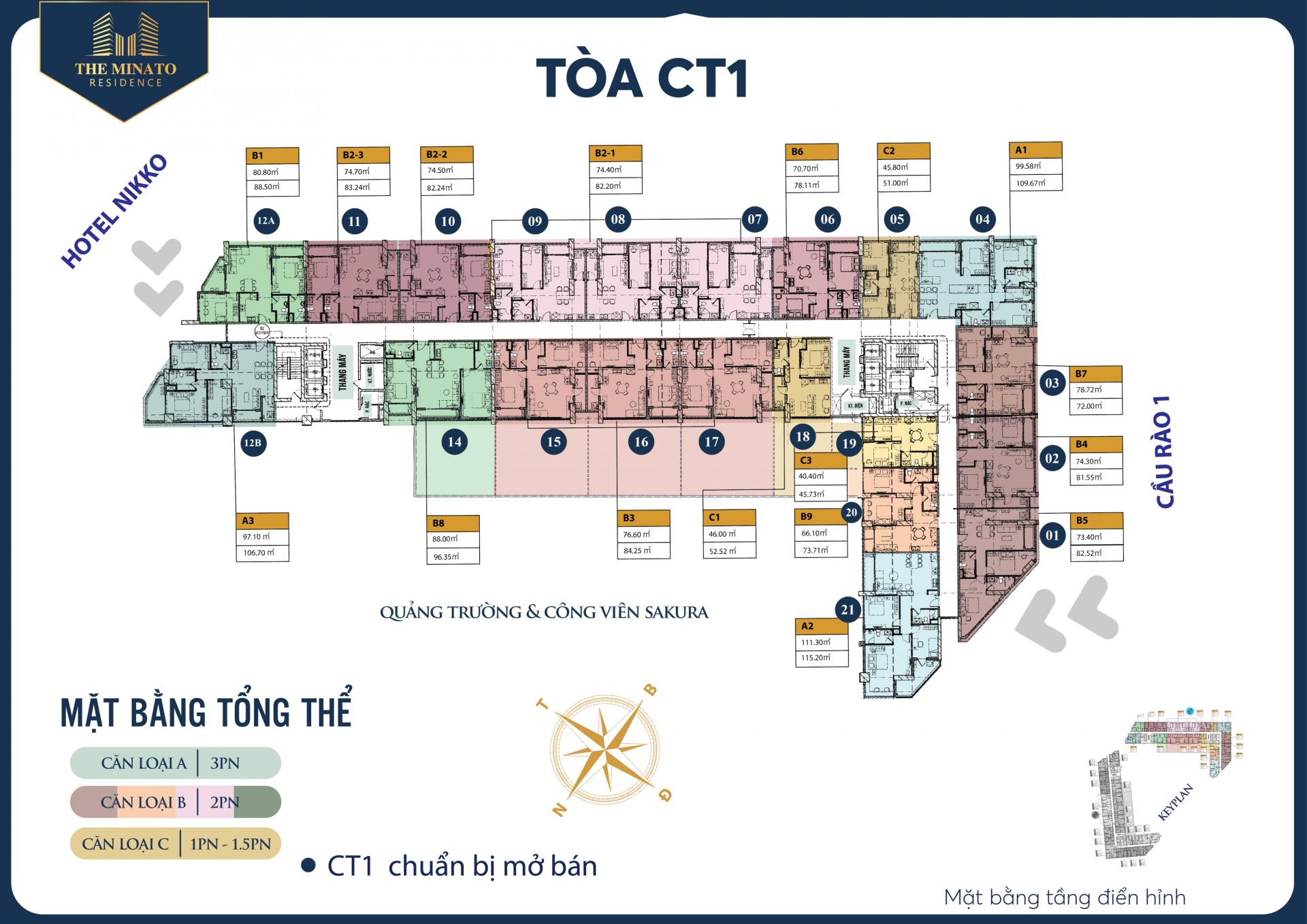 Toà CT1 Marai